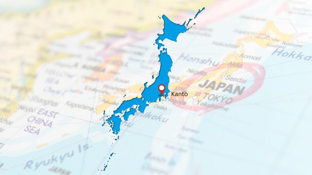 Kanto map